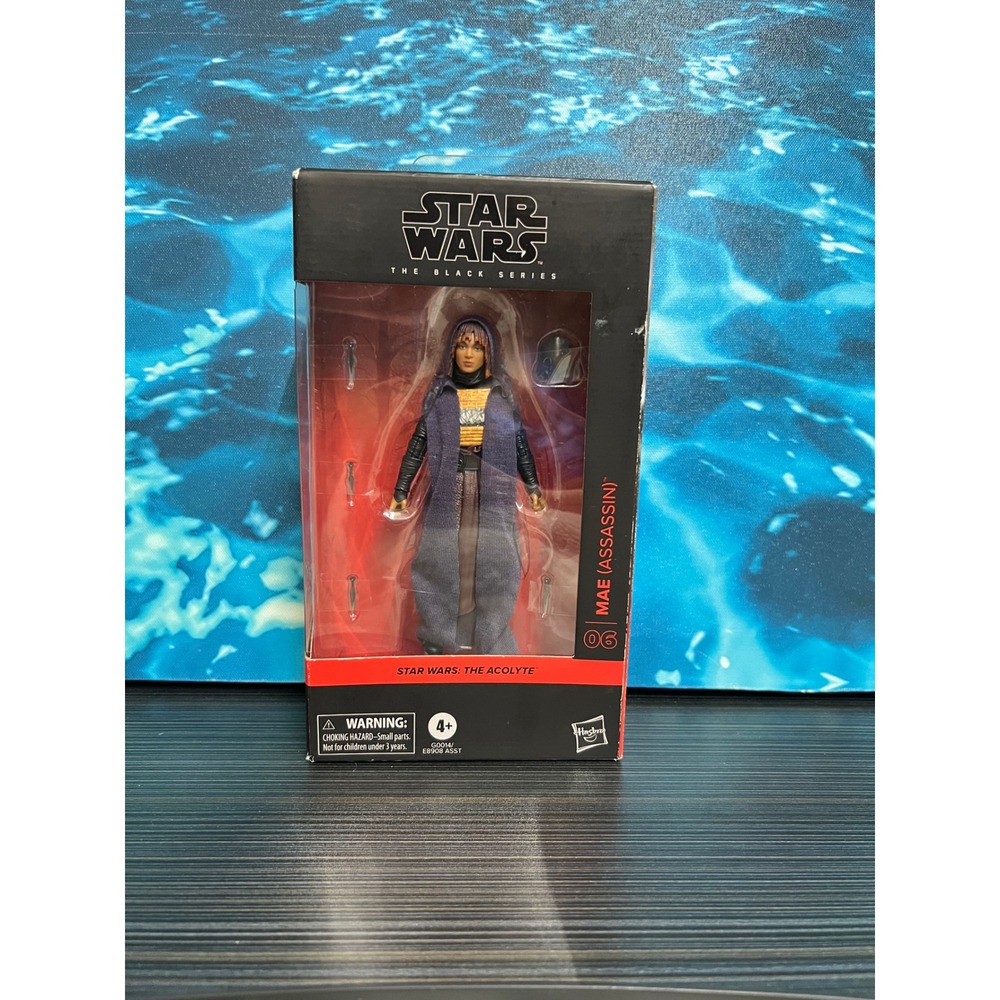 🎁Star Wars The Black Series Mae Assassin The Acolyte 6Inch Action Figure Hasbro